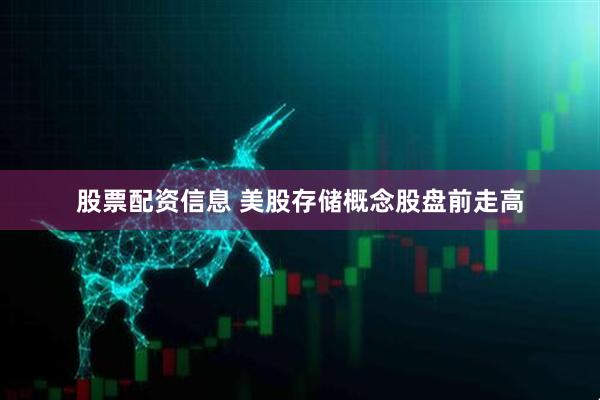 股票配资信息 美股存储概念股盘前走高